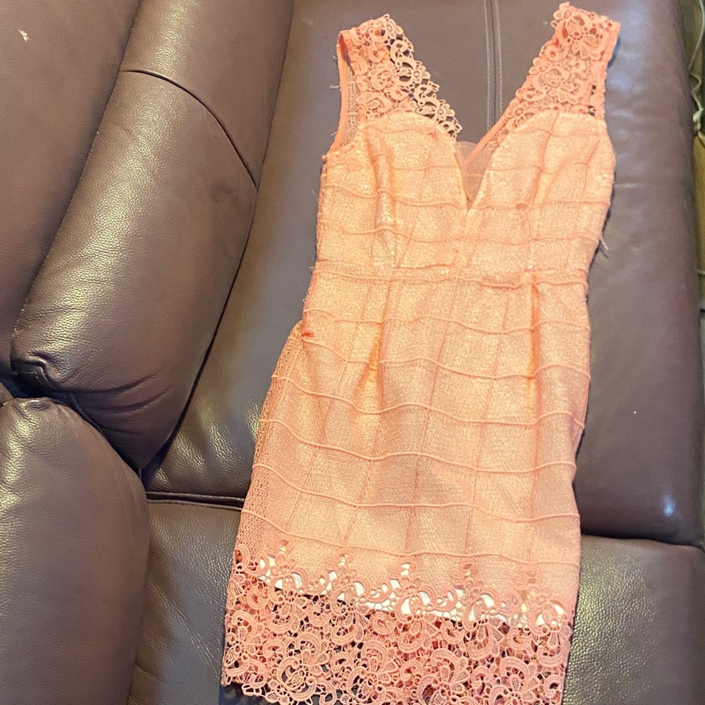 Soieblu Coral Lace Midi Dress